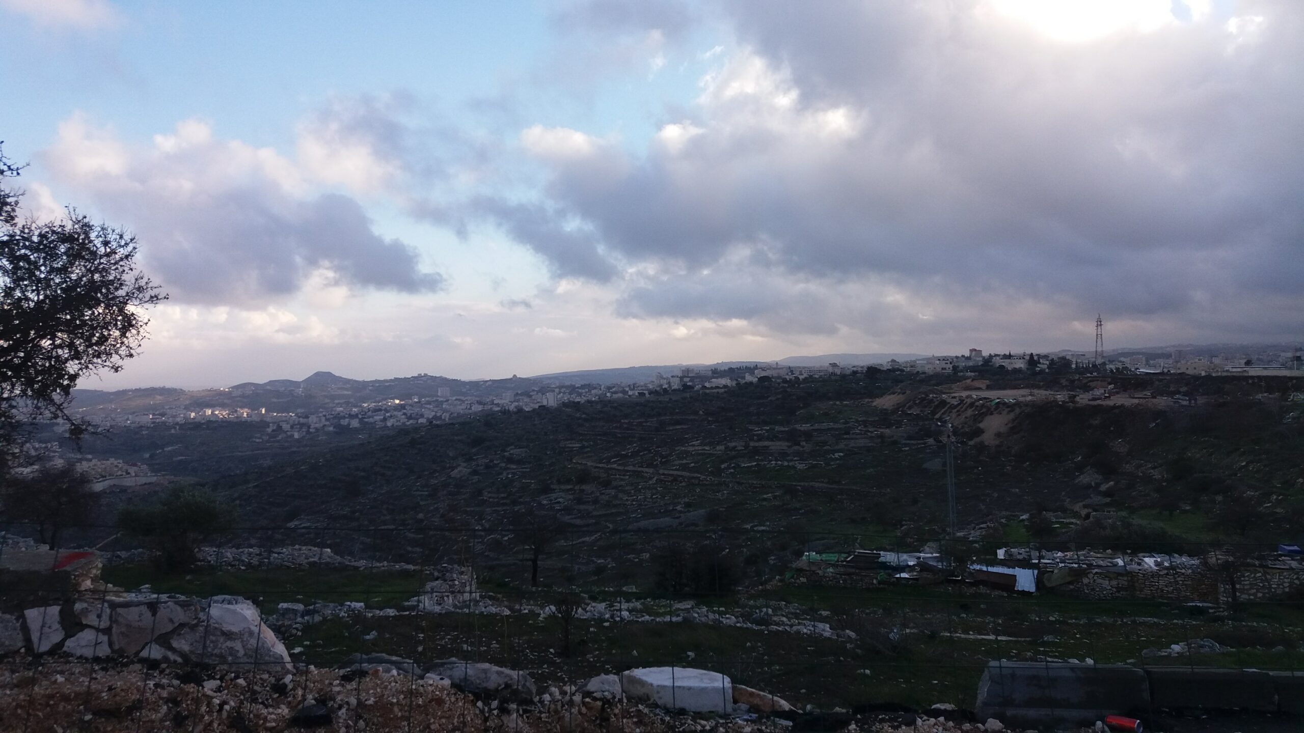 View of Derekh Avot on the way to Hebron