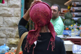 Reclaiming Hebrew Feminism: woman in Jerusalem souq