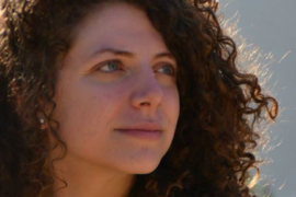 Author Rivka bat Cohen with curls