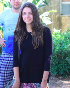 Author Rivka bat Cohen with straightened hair