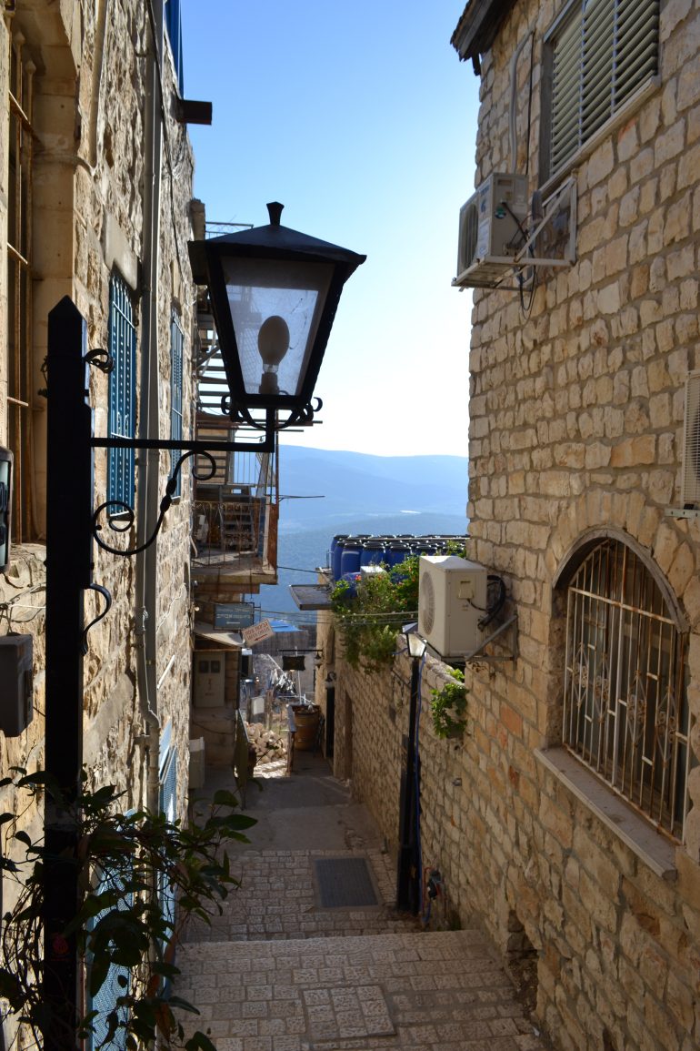 My Tent (poem): view of in Tzfat