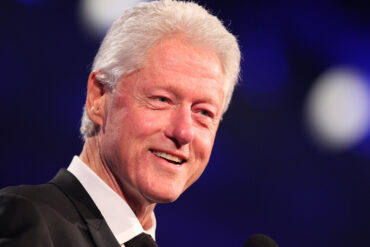 US President Bill Clinton, who admitted to interfering in Israeli elections