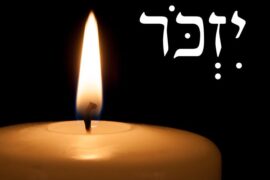 Yizkor candle for Yom HaZikaron