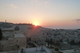 The Birth of a Lion (poem): sunrise over Jerusalem