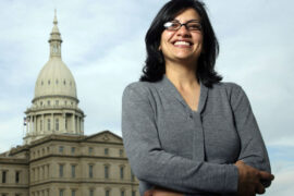 Rashida Tlaib who embarrassed J Street by rejecting the two-state solution