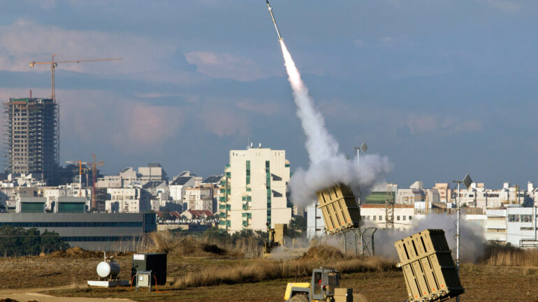 Israel's Iron Dome system in action