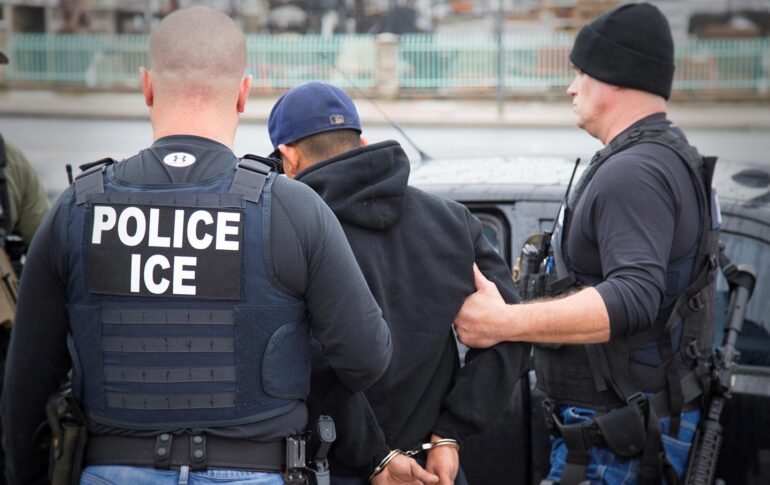 Immigration and Customs Enforcement (ICE) officers regularly detain im/migrants, asylum seekers, & refugees