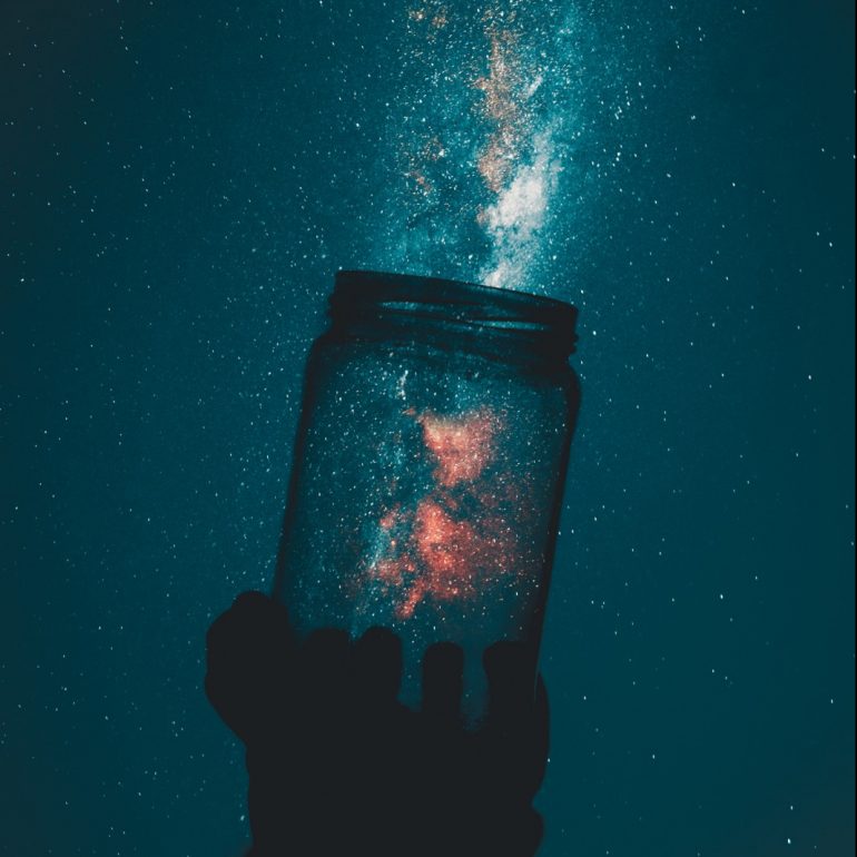 Memory (poem by Yonah ben-Avraham) - Galaxy in a jar