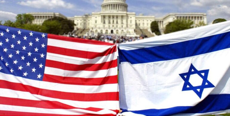 American and Israeli Flags - often a symbol of the "special relationship" between the two. Israel, the West, and the Conflict with Edom.