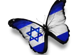 Israeli Flag on Butterfly Wings - Embracing Post-Zionism