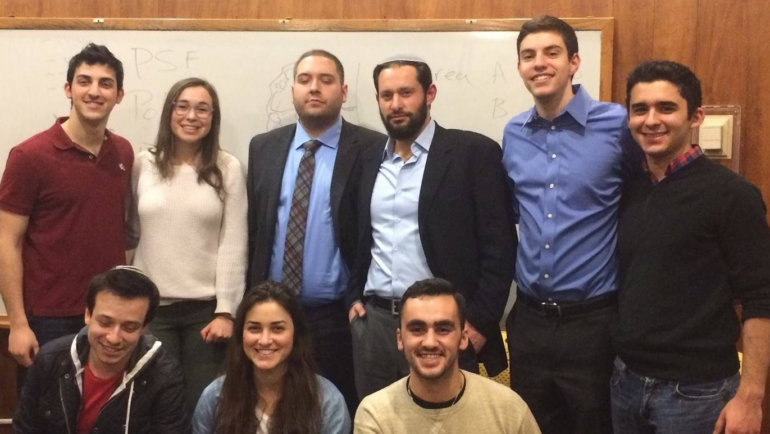 Chris Whitman & Rabbi Yehuda HaKohen at Brandeis University