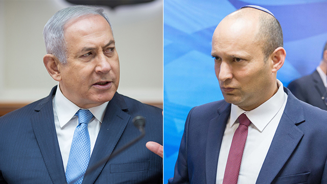 Israel elections April 2019 - Prime Minister Binyamin Netanyahu & Naftali Bennett