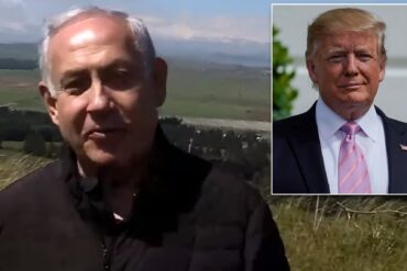 Prime Minister Binyamin Netanyahu on the Golan Heights and Trump