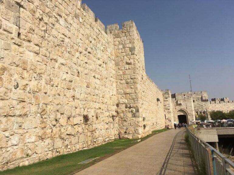 Jaffa Gate to the old city of Jerusalem