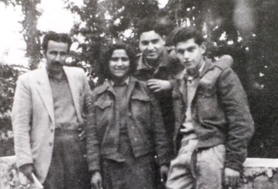 Yusuf Abu-Ghosh with Lehi comrades