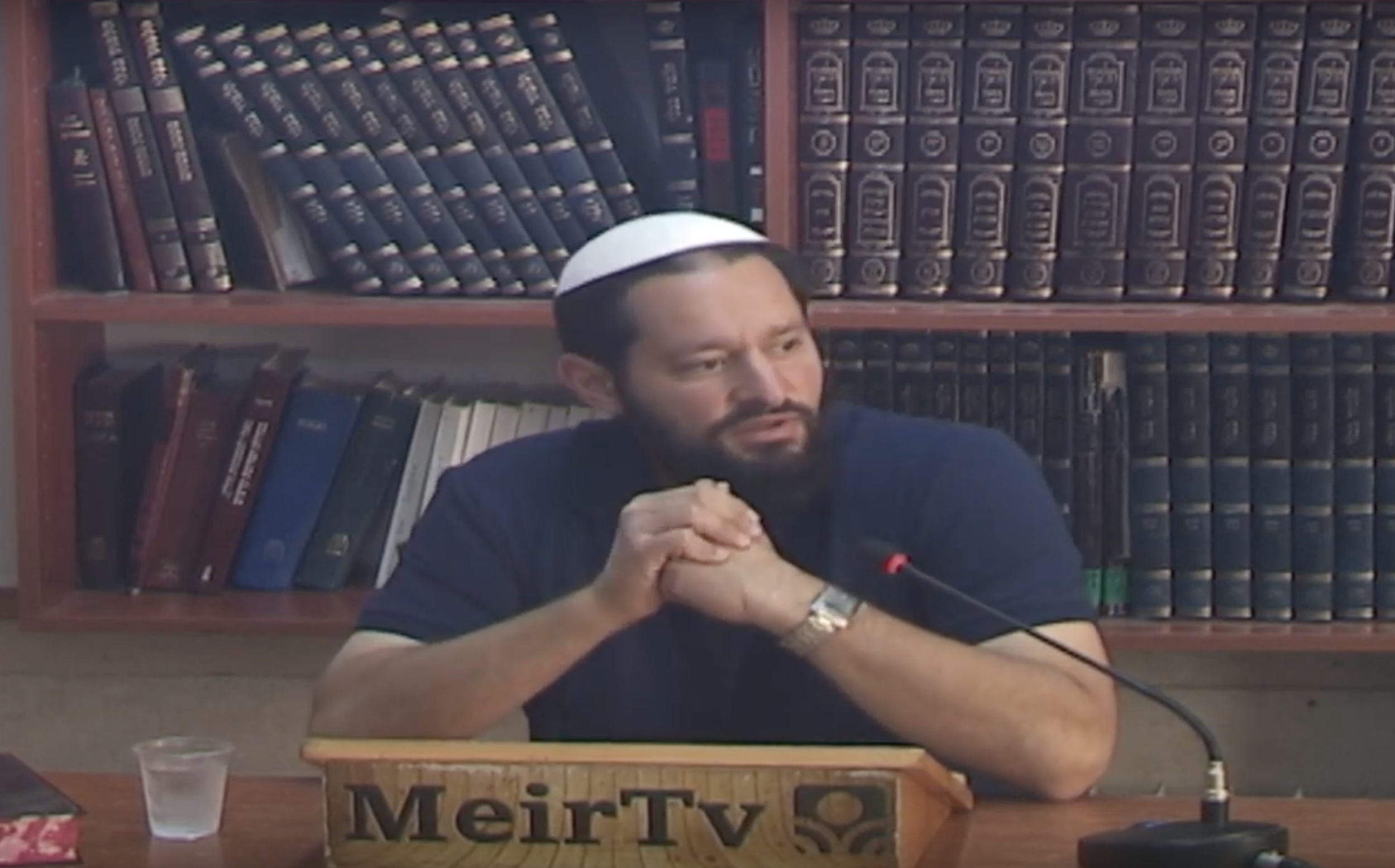 Rabbi Yehuda HaKohen teaching at Machon Meir about entering the month of Tammuz