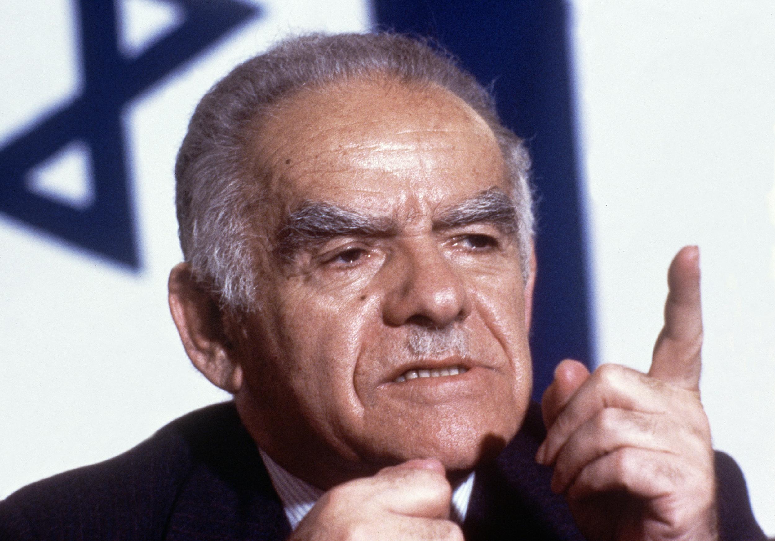 Prime Minister Yitzhak Shamir