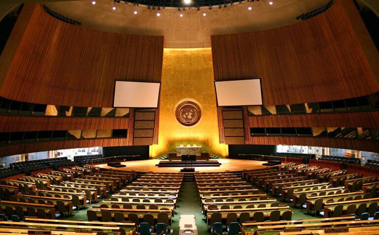 UN General Assembly Hall - Sukkot, the UN & A General Assembly