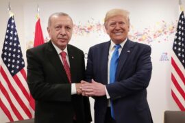Turkish President Recep Tayyip Erdoğan with US President Donald Trump