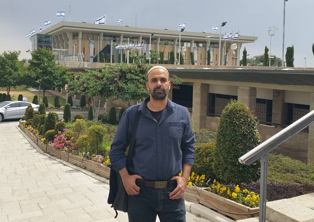 Ezri Tubi at the Knesset