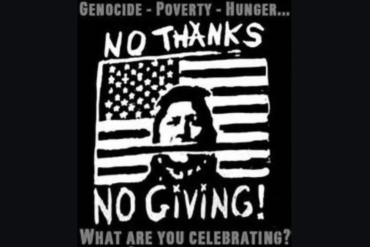 No Thanks No Giving - reasons to boycott Thanksgiving