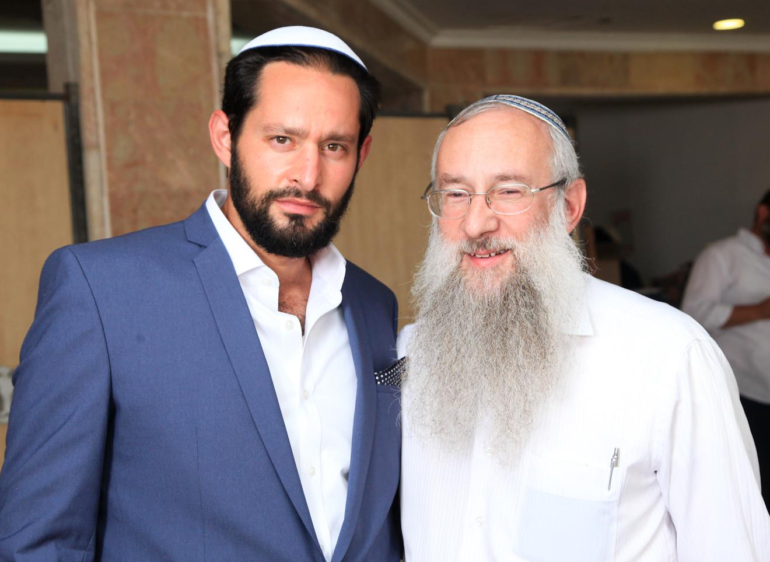 Yehuda HaKohen with Rav Moshe Kaplan