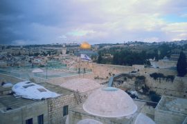 Discovering Life's Purpose on Yom Kippur - image of the temple mount from afar
