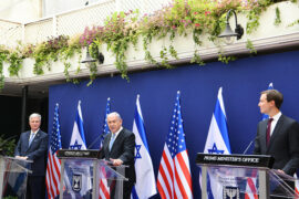 Robert O'Brien, Binyamin Netanyahu & Jared Kushner