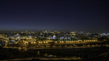 Yerushalayim at night