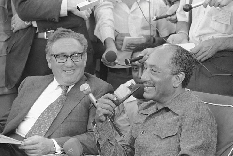 Henry Kissinger & Anwar Sadat