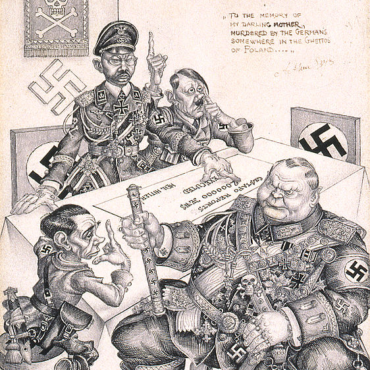 Caricature of Hermann Göring by Arthur Szyk