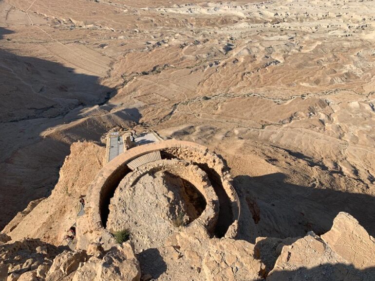 Image of Masada - the fact of Hebrew civilization