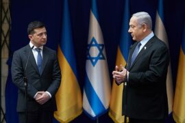 The Jewish Story - Ukrainian President Volodymyr Zelenskyy & Israeli Prime Minister Binyamin Netanyahu