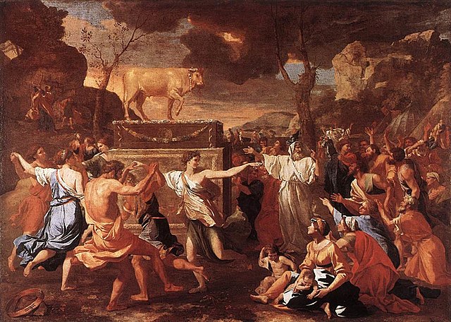 Nicolas Poussin - The Adoration of the Golden Calf