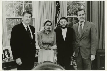 Ronald Reagan, Avital Sharansky, Yosef Mendelevich, George HW Bush