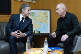US Secretary of State Blinken with Israeli Defense Minister Gallant