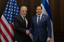 Yair Lapid with Marco Rubio