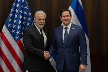 Yair Lapid with Marco Rubio