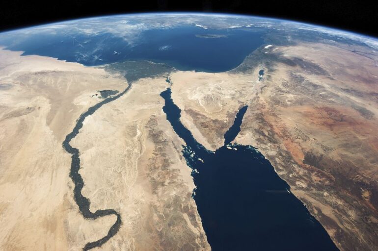 Semitic Region from Space