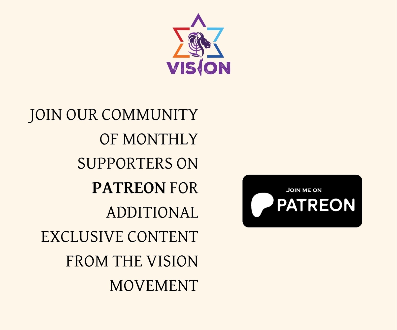 Support Vision on Patreon