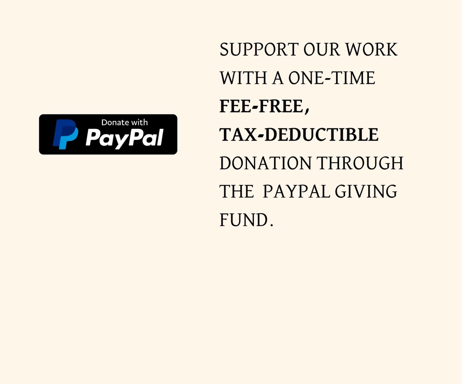 Donate to Vision via PayPal